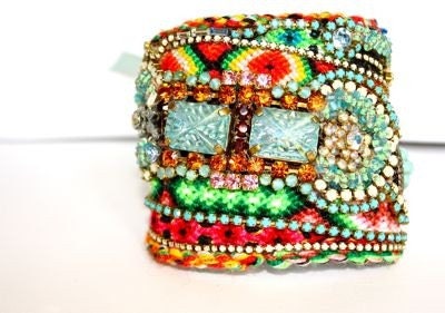 Custom Diamonds are a Girls Best Friendship Cuff- Kai (Reserved for Tom)