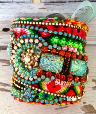 Custom Diamonds are a Girls Best Friendship Cuff- Kai (Reserved for Tom)