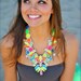 Neon Statement Necklace- Tribal Punk (as seen on the blonde salad)