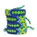 SALE- The Original Swarovski Crystal Friendship Bracelet- Bluebell Design ( Navy, Light Blue, Yellow & Green)