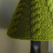 Cable Knit Lampshade Cover - Small - Moss Green - Free Shipping in US