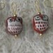Owl Knitting Stitch Markers - snag free - ceramic owl beads - brown and gold - set of 6 - two loop sizes available