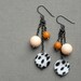wild thing - earrings, vintage lucite
