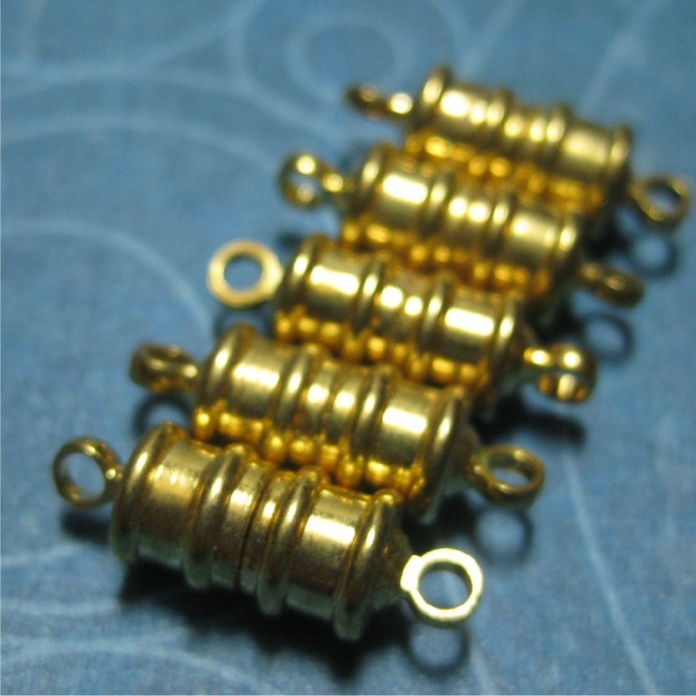 Magnetic clasps  5 - gold plated