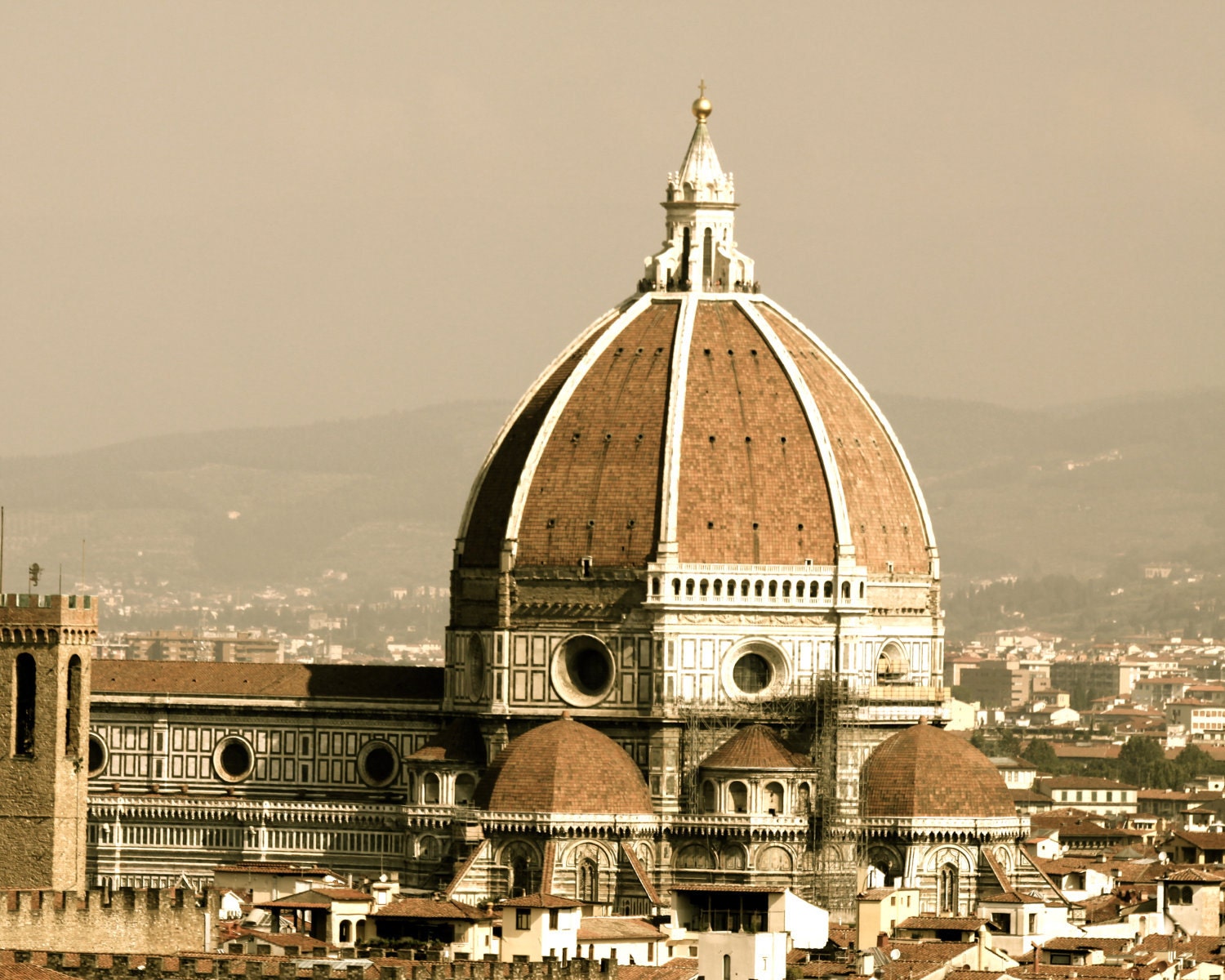 European Cathedral Picture 8x10 Matte Firenze View II Italy The Cathedral European Architecture signed print