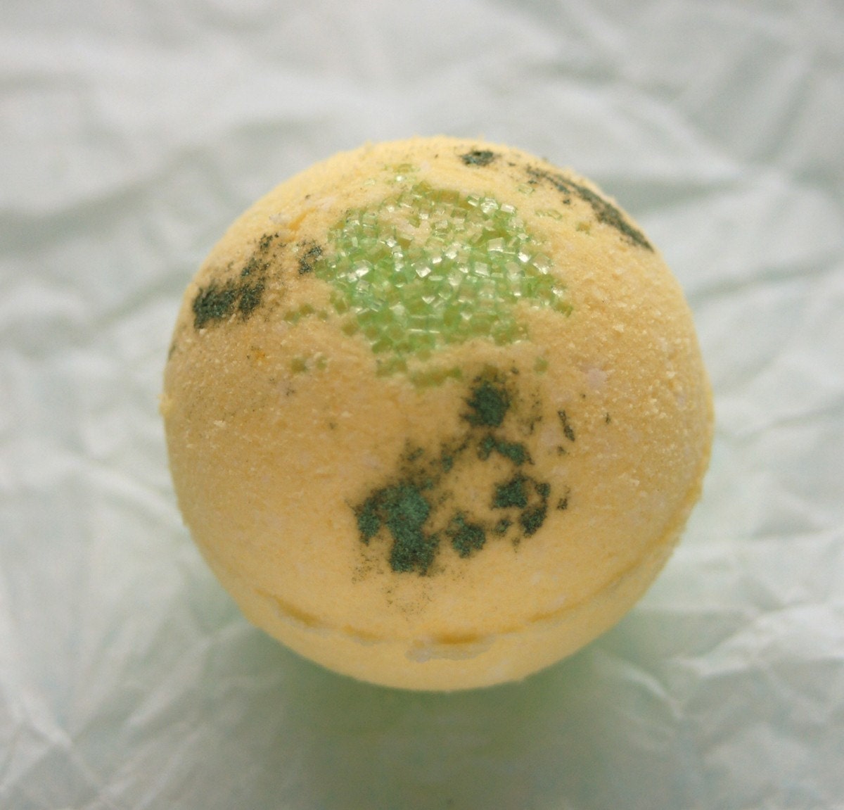 Gingered Bergamot Moisturizing Bubble Bomb One Handmade Bath Bomb Bath Fizzy Bath Bomb Scented Bath