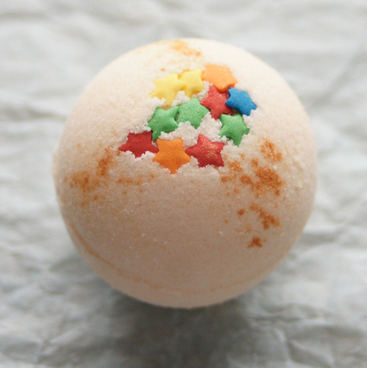 Satsuma Orange Moisturizing Bubble Bomb One Handmade Bath Bomb Bath Fizzy Bath Soap Scented Bath