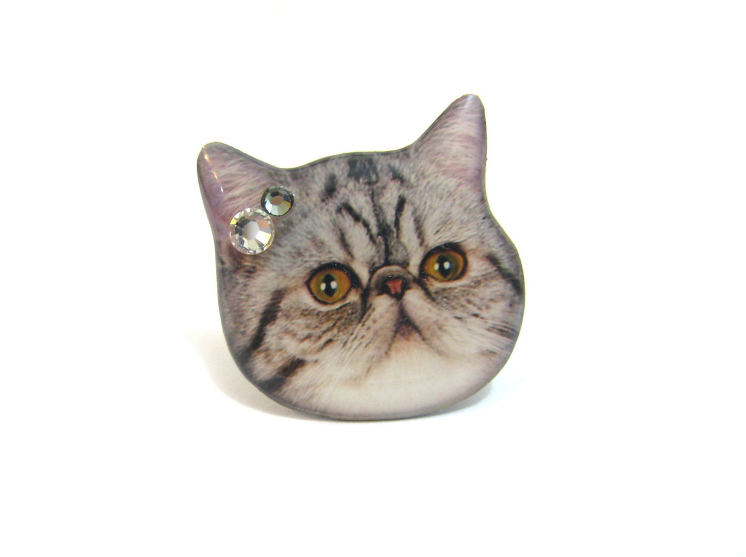 Exotic cat head ring - A0010-R C16
