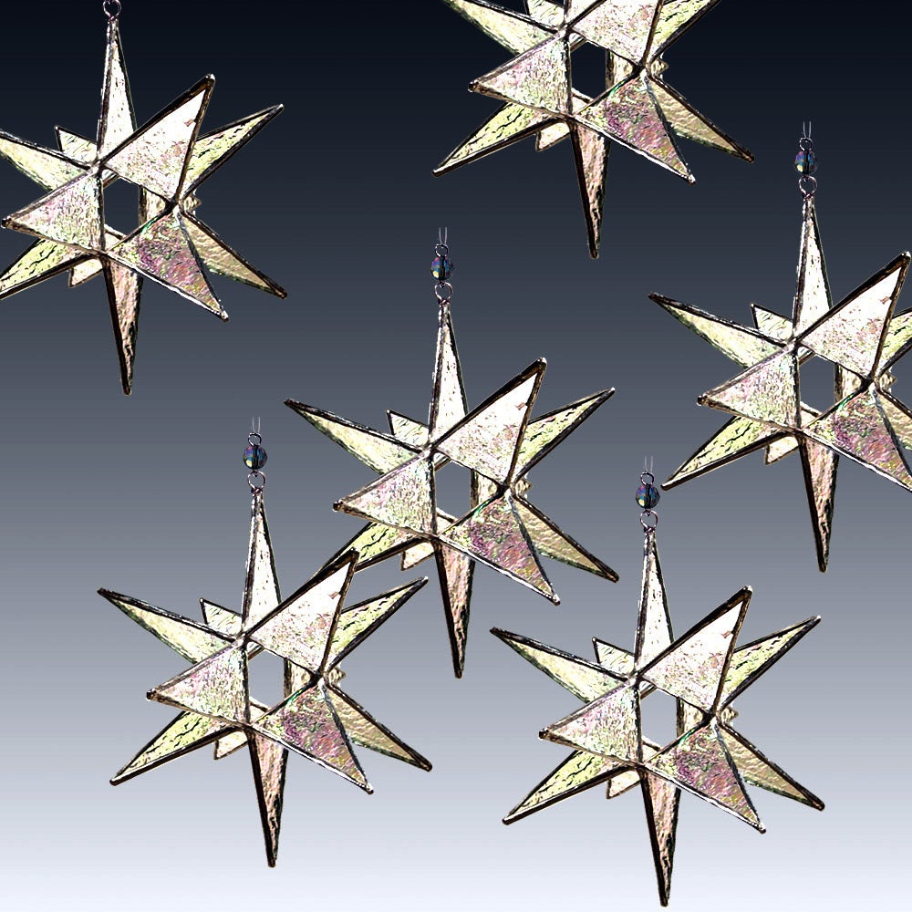 50  Stained Glass Moravian Wedding Stars - Wedding Decor - Favors - Below Wholesale Price - Choose Your Colors