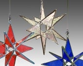 3 Miniature Moravian Stars,  your colors,   Wholesale price.