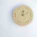 bamboo doily clock