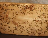 Wood Mom Cave Sign
