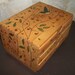 Wood Hummingbird  Organizer with 3 Drawers