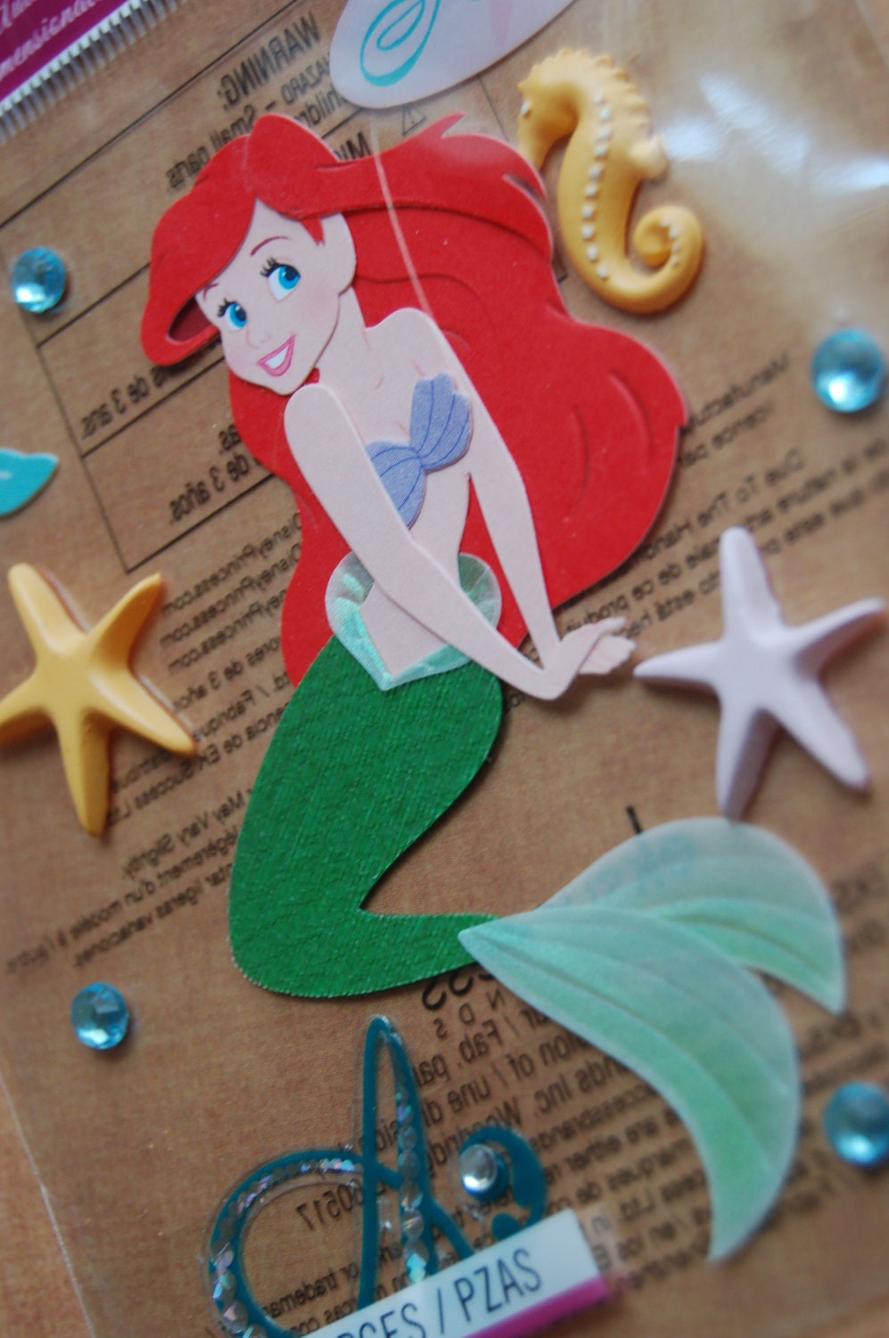 DISNEY / Jolee's Boutique / ARIEL Stickers / Little Mermaid