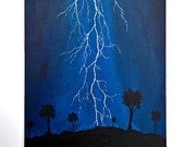 Lightning Strike Original Painting