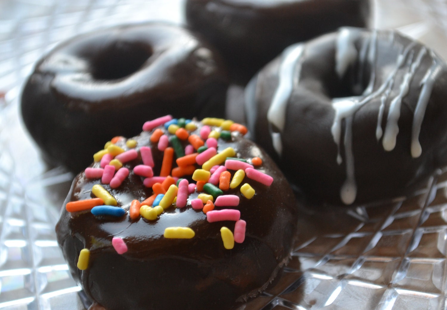 Chocolate Mini Donut Soap Set of 4