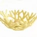 Coral Bowl in White Art Glass - Coastal Living Decor