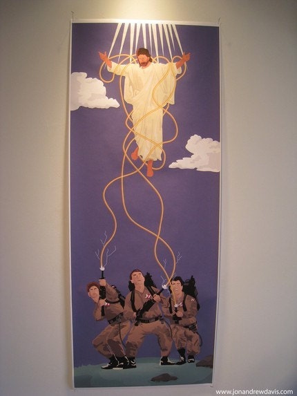 jesus ghostbusters poster