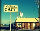 Vidal Junction Cafe. Fine art photo.