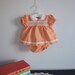 Orange Smocked Baby Dress