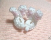 Ooak Bunny slipper for  5 or 6 Inch polymer Baby