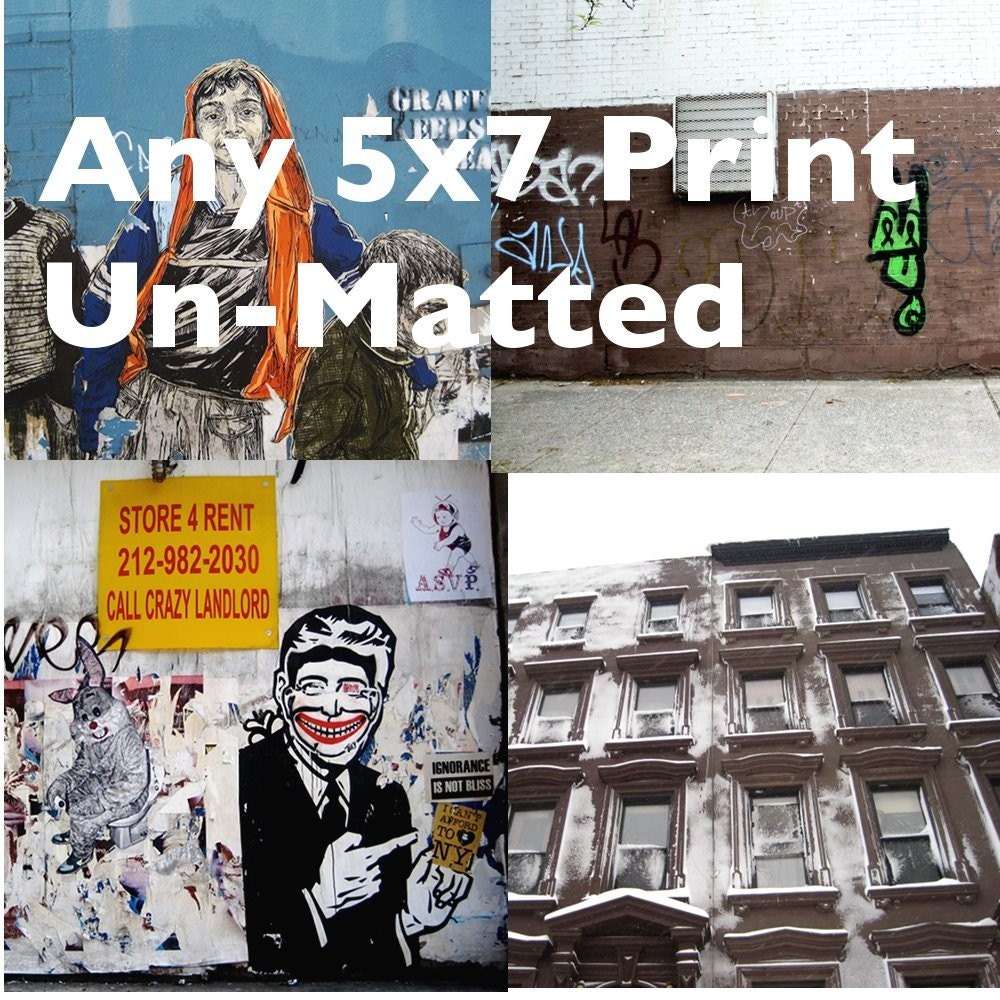 Customize Any 5x7 Fine Art Print Un-Matted