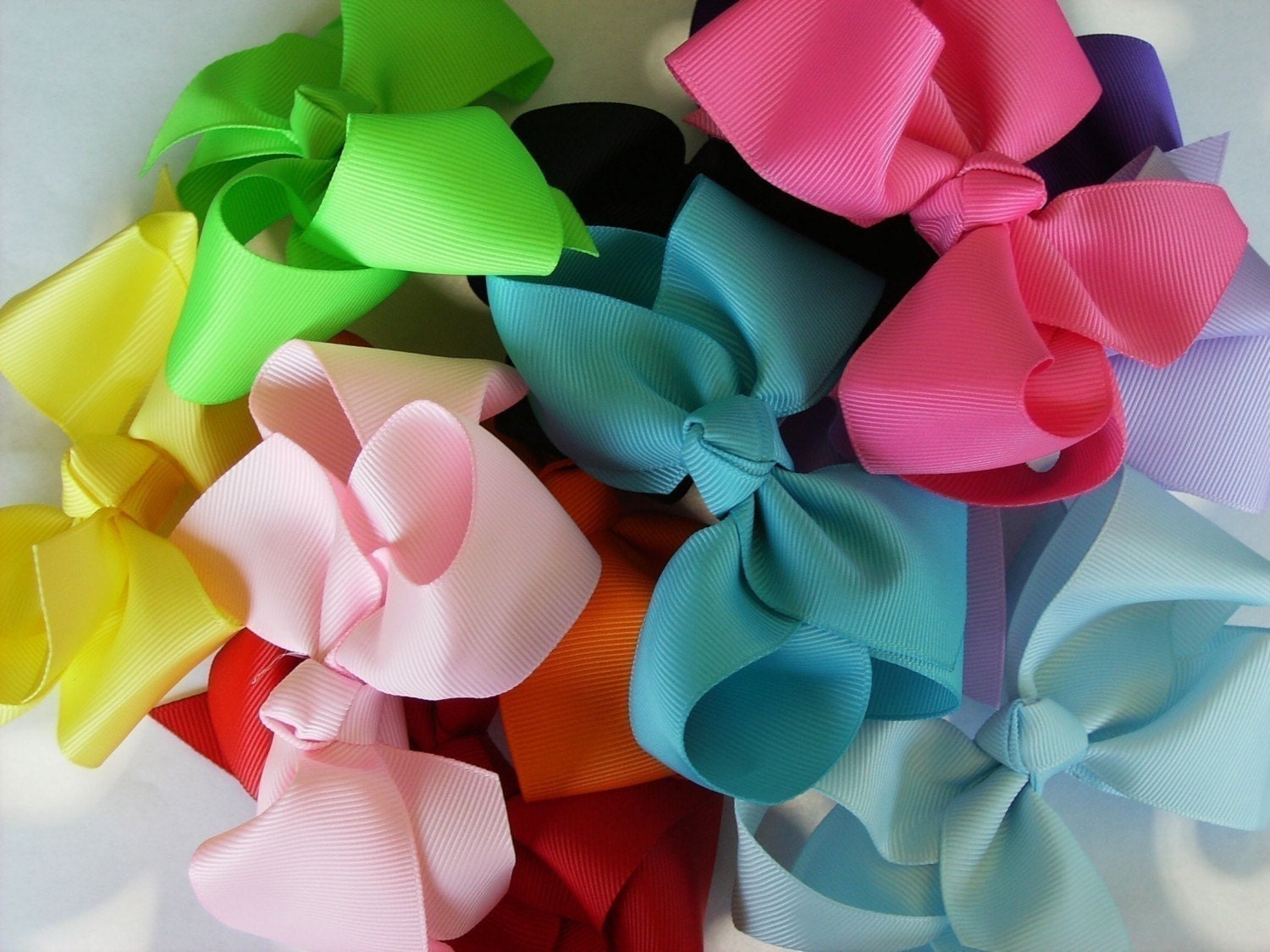 Boutique Baby Toddler Big Girl Hair Bows 4 Inch------YOU CHOOSE 10------