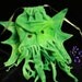 large Cthulhu drawstring dice bag- Wristlet Purse- for Lovecraft fans- Dungeons and Dragons dice or Warhammer miniatures custom made