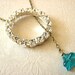 Lariat Necklace, Bridal Crystal Jewelry, Charms Necklace, Bridesmaid Gifts