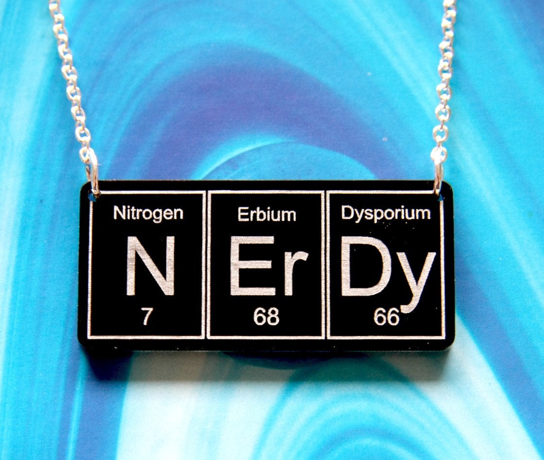 periodic table necklace