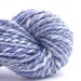 Introspection Blue, HandSpun and Hand dyed Alpaca Yarn, light worsted, 2ply, 70 yards