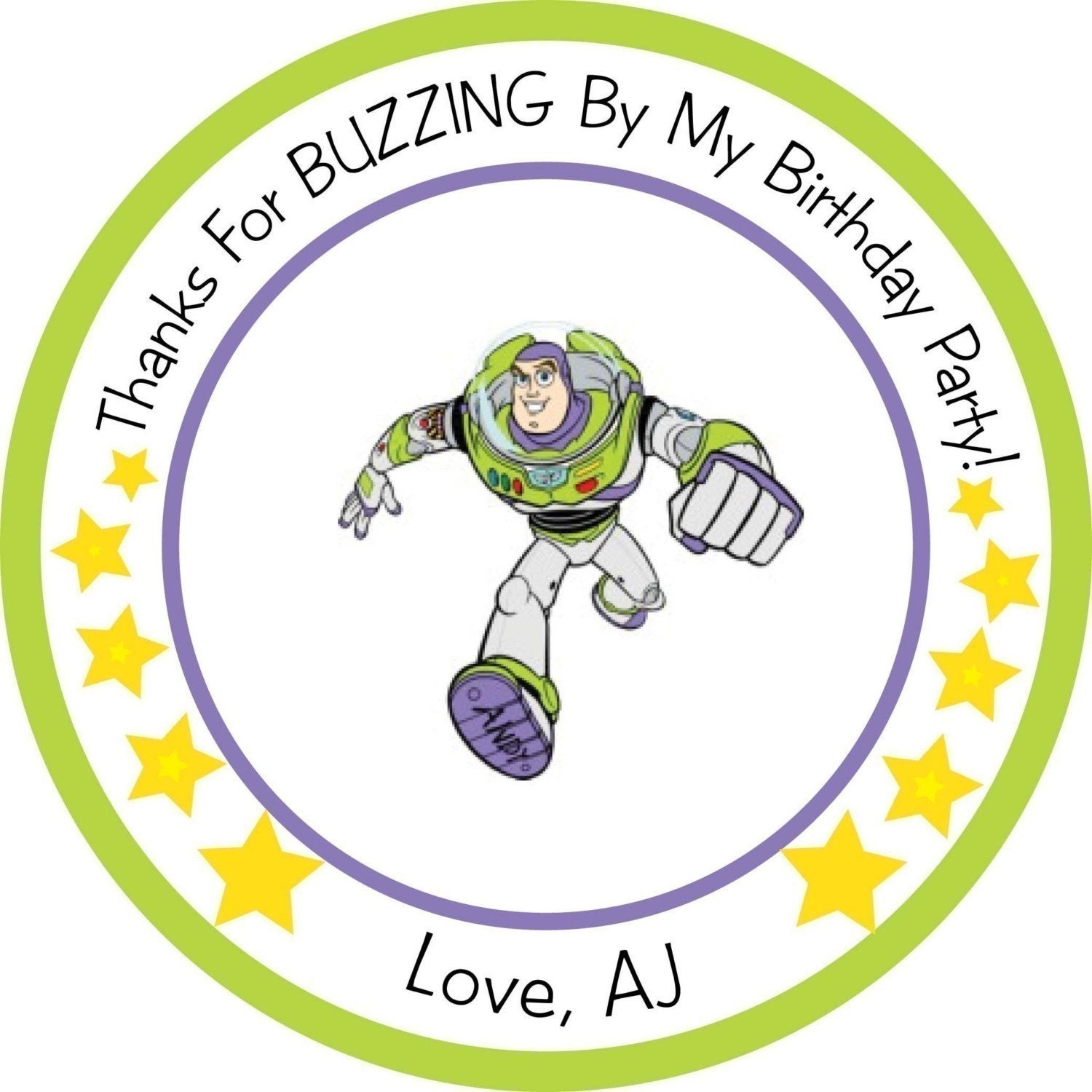 Personalized Stickers,Boy, Girl,Birthday,Children, Kids, Party, Favor stickers, Seals, Labels, Tags, Custom, Set of 24