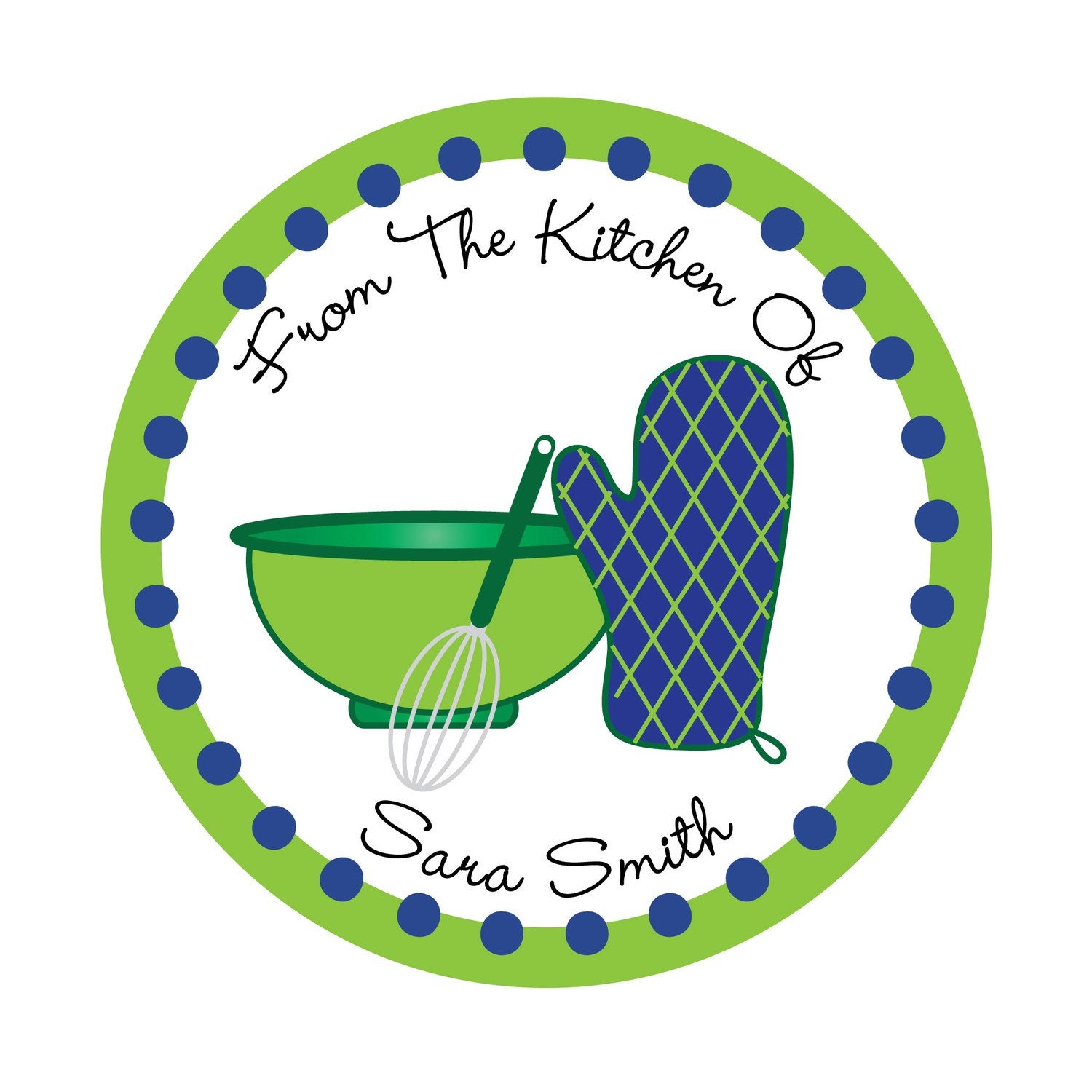 Personalized Stickers, Kitchen, Oven Mitt, Baking, Polka dots, Favor stickers, Seals, Labels,Simply Sweetness Sticker Labels Set of 24 Il_570xn