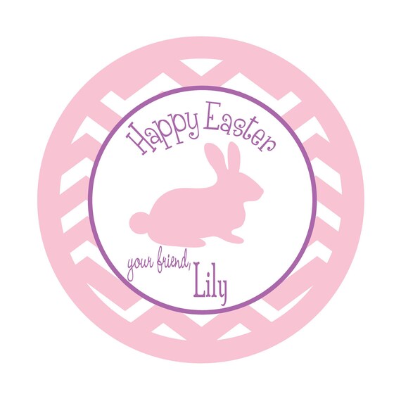 Personalized Stickers,Chevron stickers,Easter,Kids, Baby, Party, Favor stickers,Personalized Sticker Labels Set of 24 Il_570xn