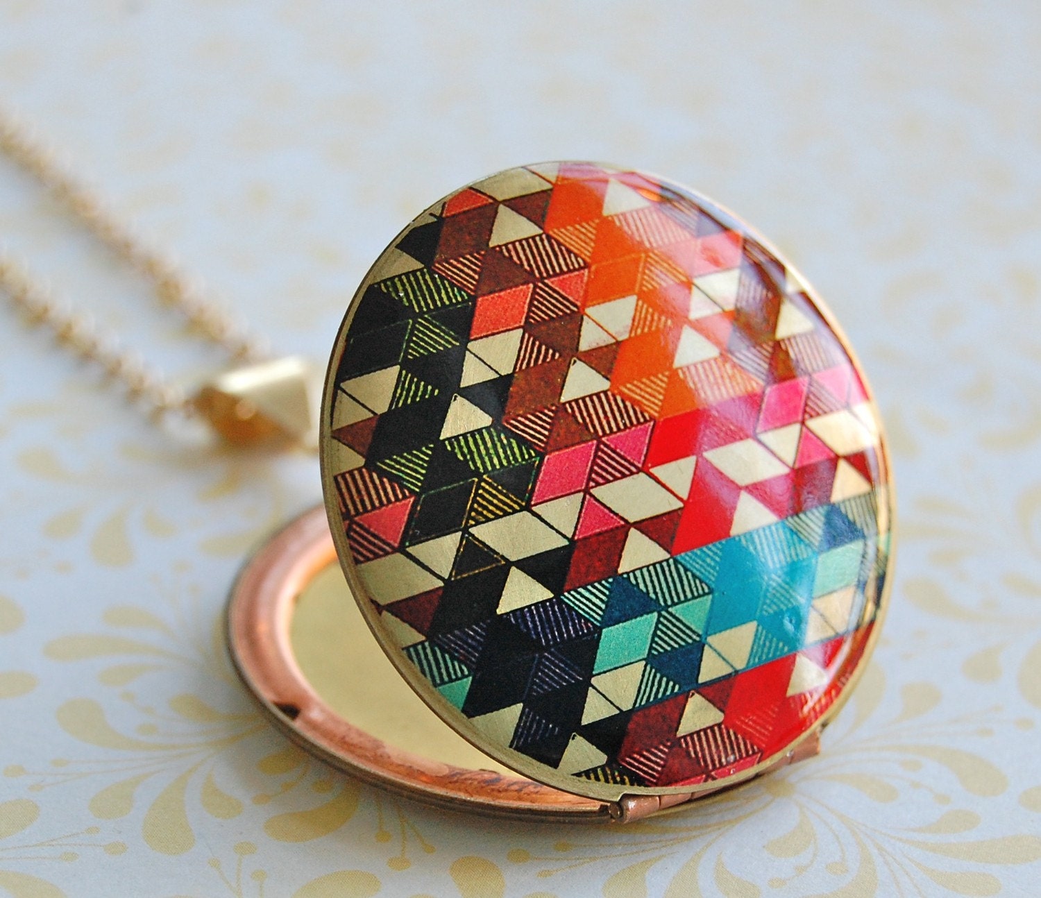 The Color Study II Locket - Vintage - Verabel FOX Collaboration