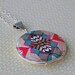 The Kaleidoscope Locket - Vintage - Fine Silver