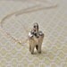 The Tiniest Molar Tooth Necklace