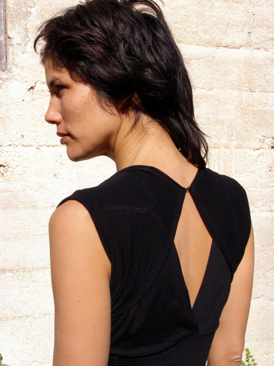 Womens  top- The TURNAROUND CHIC TOP-2 ways shirt-Black womens top-Choose your color-Convertible top/shirt