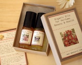 Organic Lovely Perfume and Tension Relief Oils: A Boxed Set