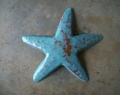 Starfish  Beach Tropical  Coastal Metal Art Sculpture Art