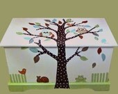 Custom Designed Owl Toy Chest