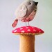The Fat Sparrow & Terrific Toadstool PDF pattern set of 2