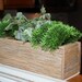 Reclaimed and Recycled Barn Wood Square 10 inch Deep Barn Wood Window Box