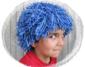 Children Blue Yarn Wig for Halloween costume, Party or daily fun play pretend Clown