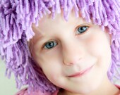 Purple Costume Yarn Hair for girl Halloween costume, Party or princess / doll / fairy daily fun play pretend outfit