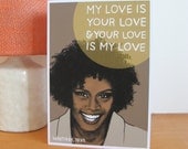 My Love Is Your Love - Retro Romantic Card