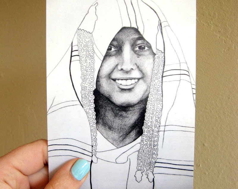 Art Card - Oriental Portrait - Wafa