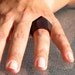 GEM - Palissander wood Ring OOAK