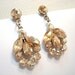 Vintage style earrings, bridal earrings, wedding jewelry with Swarovski crystals set in antique silver, bridesmaid jewelry, wedding earrings