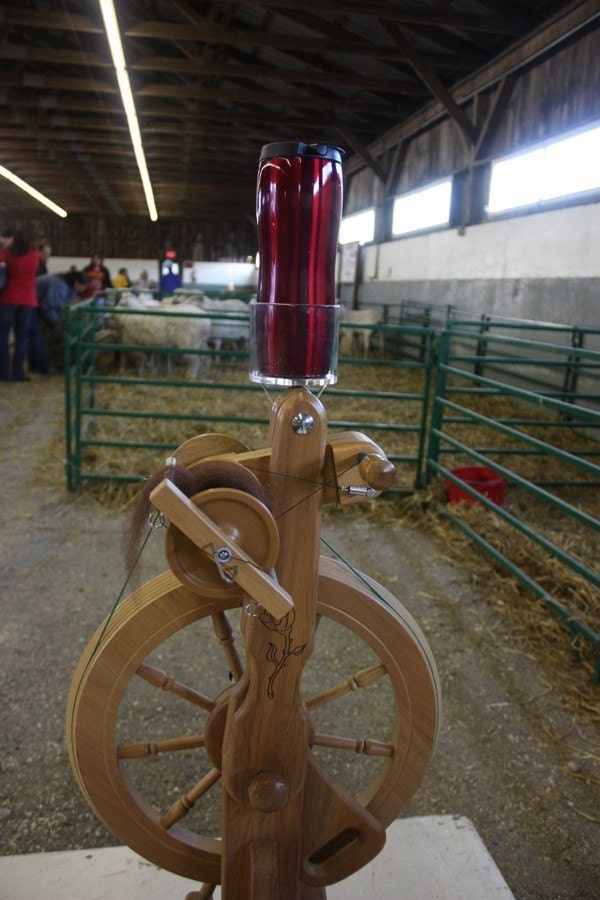 Majacraft Spinning Wheel Cup Holder